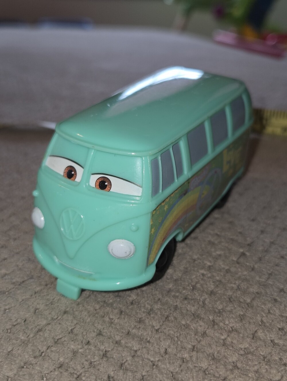 2006 Disney Pixar CARS FILLMORE '60 VW McDonald's Happy Meal Toy DISNEY PIXAR